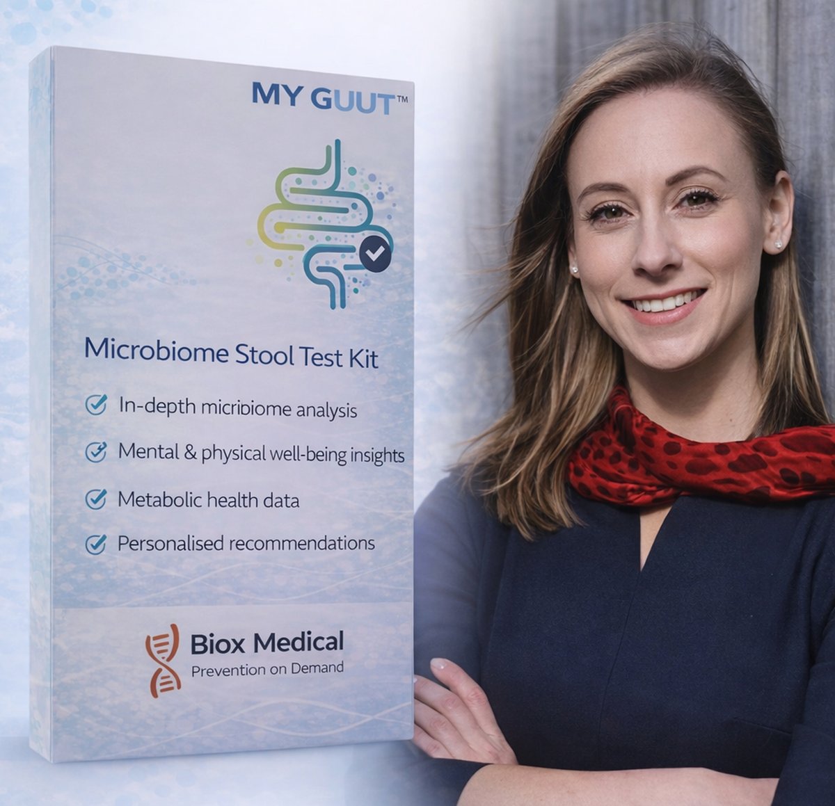 The MY GUUT microbiome stool test kit